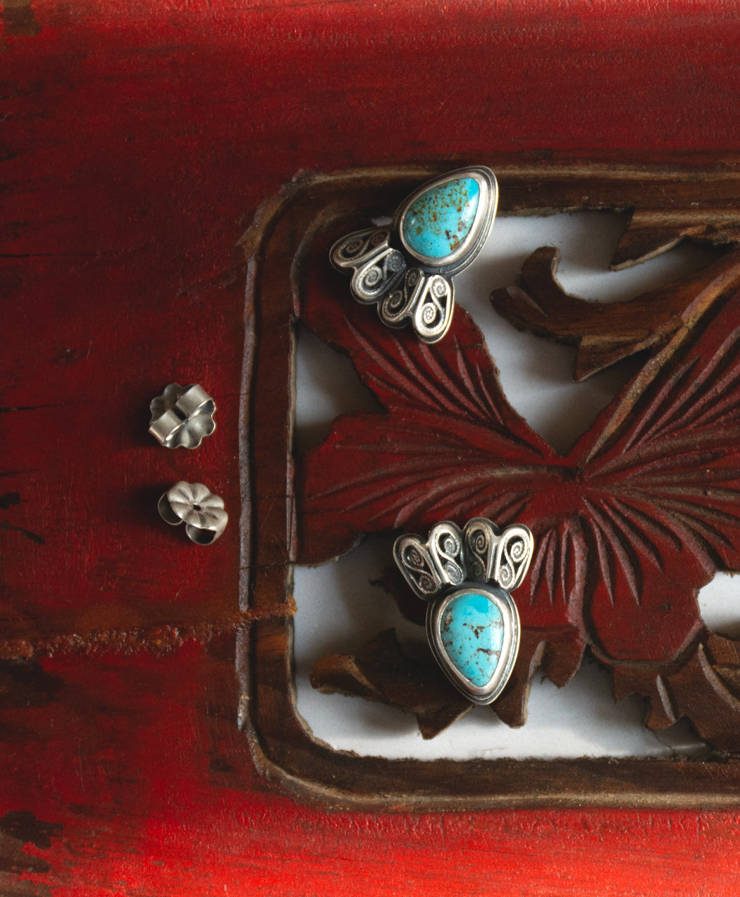 Honor Earrings - Kingman Turquoise