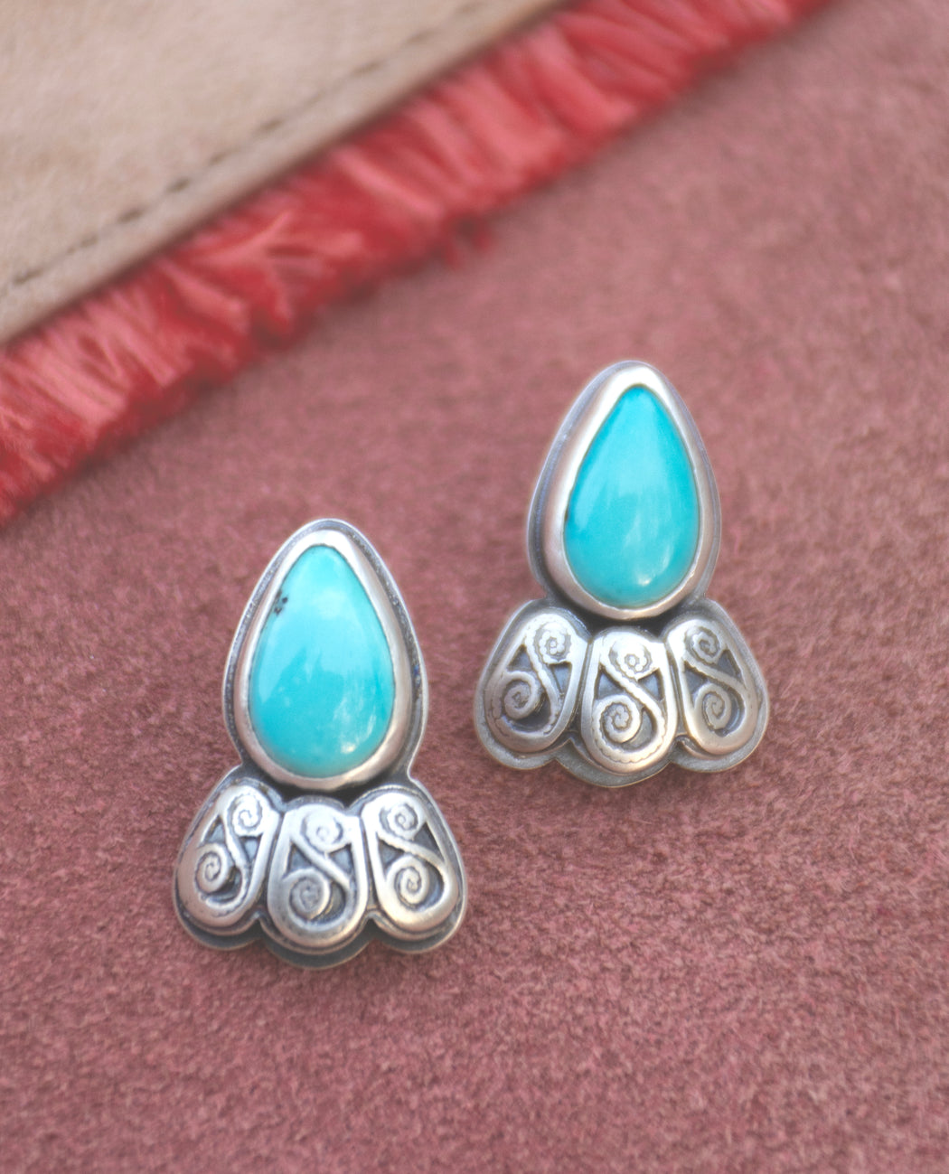 Honor Earrings - Kingman Turquoise Posts