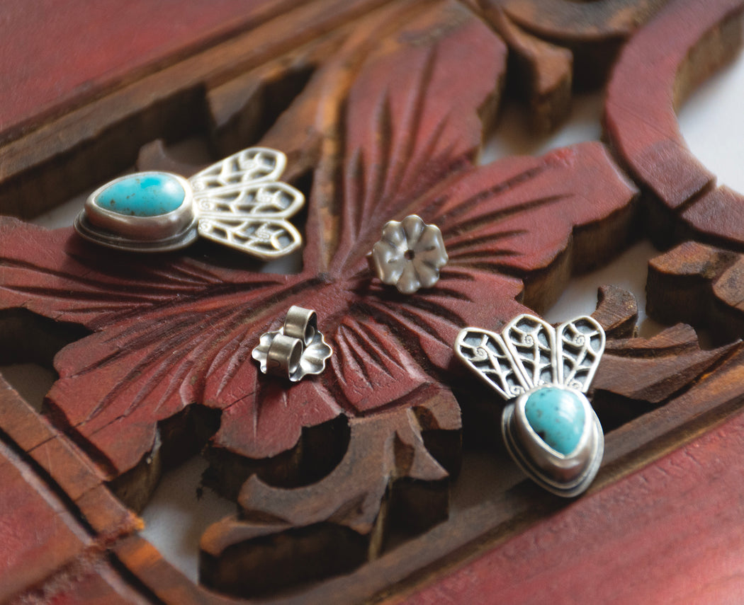 Honor Earrings - Kingman Turquoise
