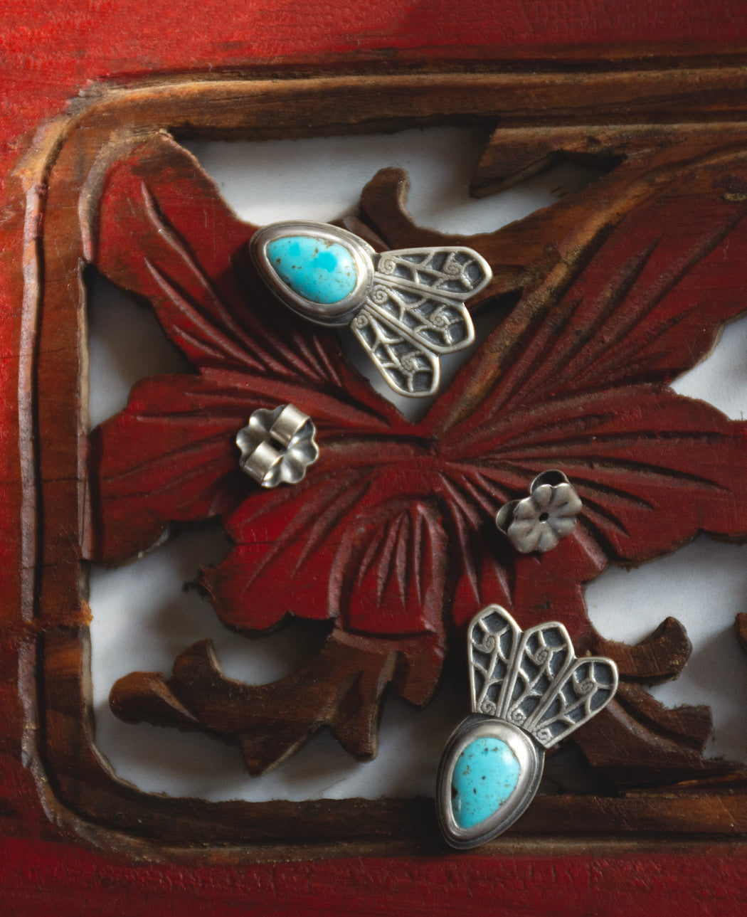 Honor Earrings - Kingman Turquoise