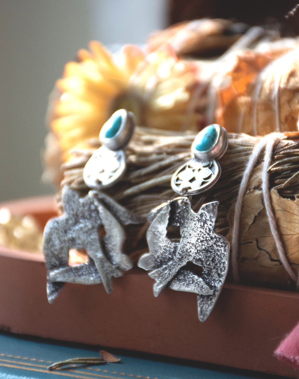 Under My Wing - Kingman Turquoise