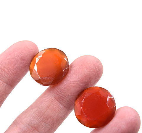 Sard (Chalcedony) Rounds- 15mm