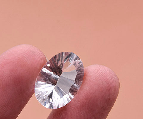 Crystal Quartz Oval- 18mm x 13mm