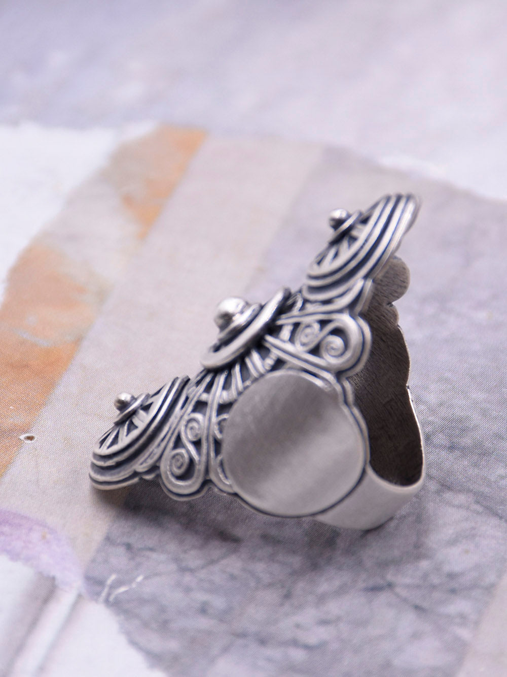 First Frost Saddle Ring - Size 7.5