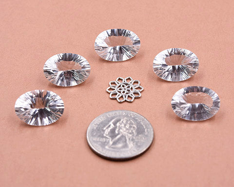 Crystal Quartz Oval- 18mm x 13mm