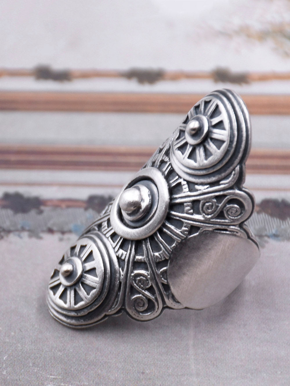 First Frost Saddle Ring - Size 7.5