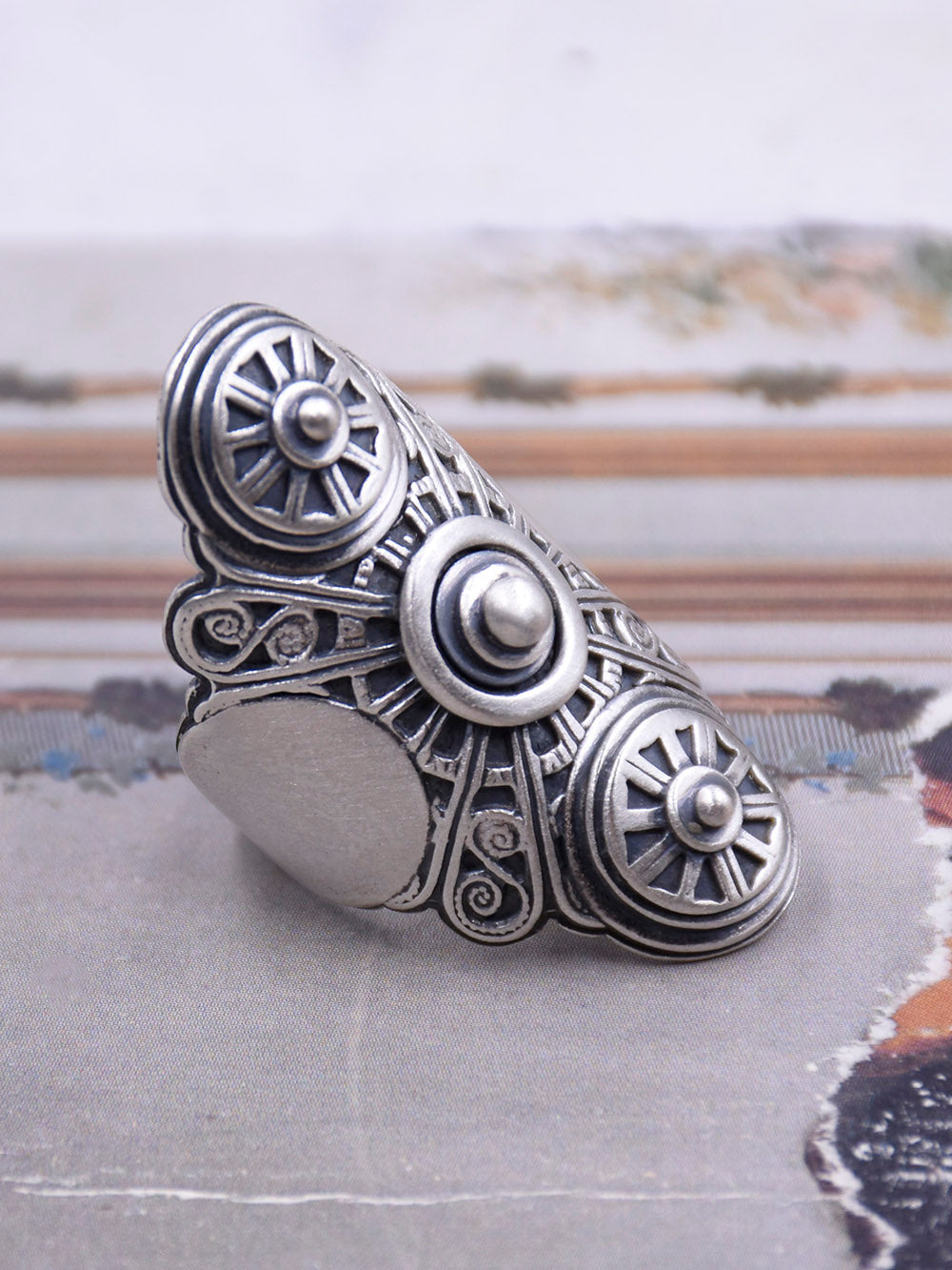 First Frost Saddle Ring - Size 7.5