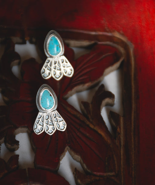 Honor Earrings - Kingman Turquoise