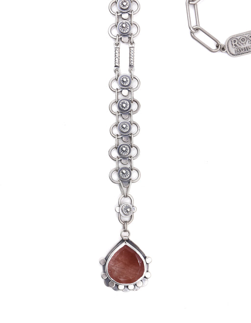 Autumn Lace Necklace- Russet Rutilated Quartz