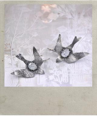 Together Earrings - Aquamarine