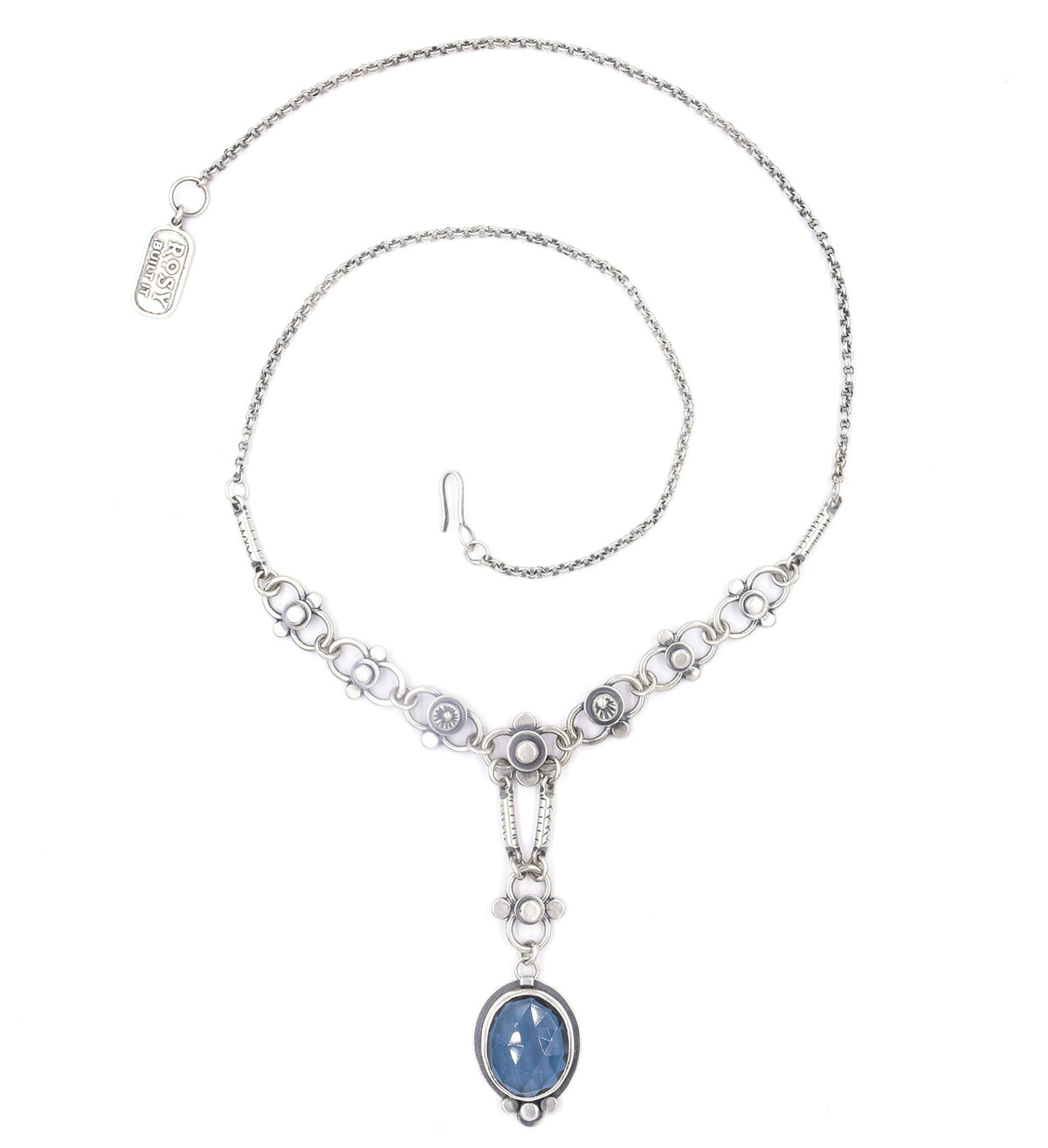 Autumn Lace Necklace London Blue Topaz — Rosy Revolver LTD