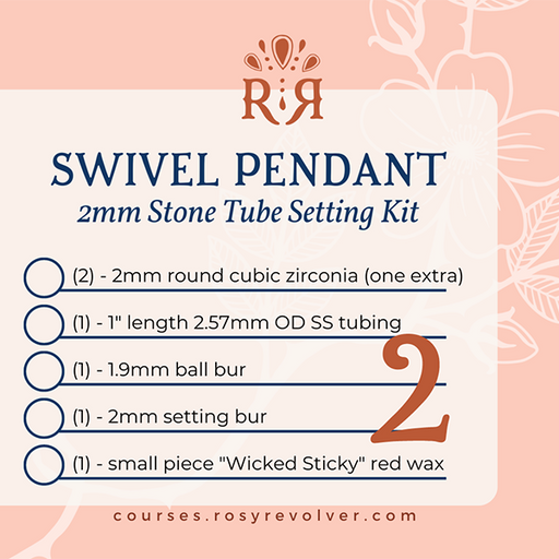 Tube Setting Kit for 2mm Stones
